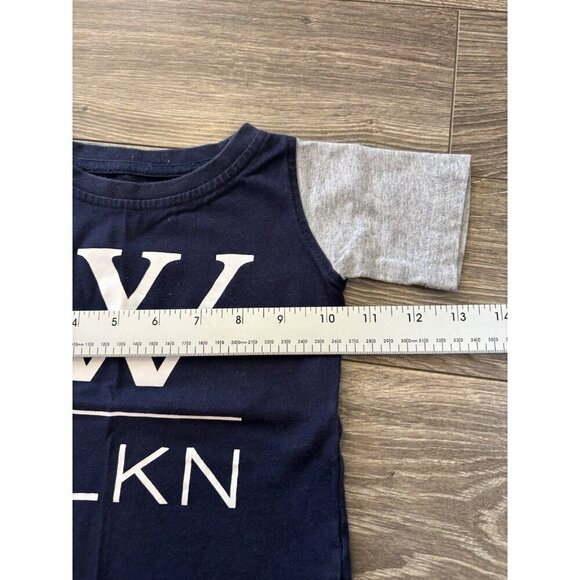 WLKN Boys T-Shirts 2T Lot of 3 Gray Blue Black Toddler Short Sleeve Cotton Tees - Picture 3 of 7